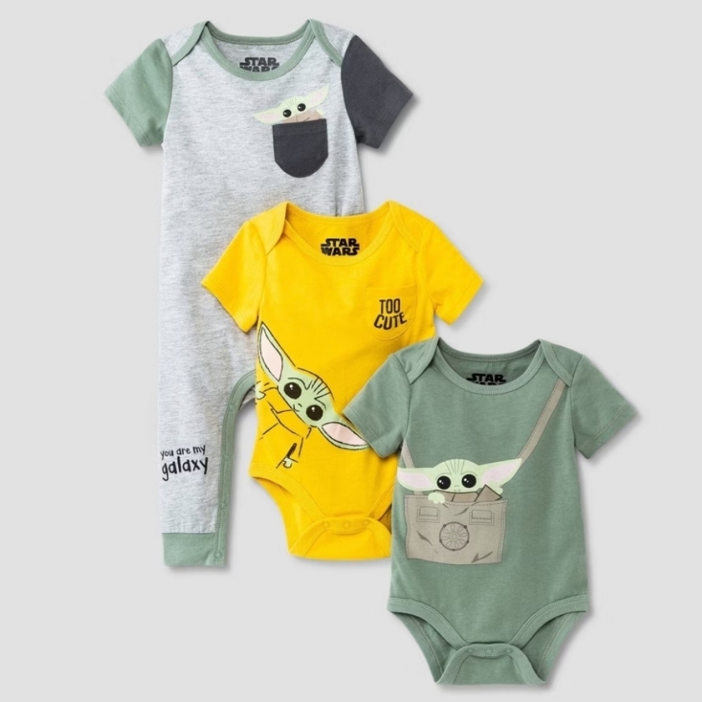 3 Pieces of Star Wars Onesies